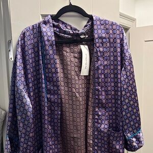 Dior Purple Patterned robe